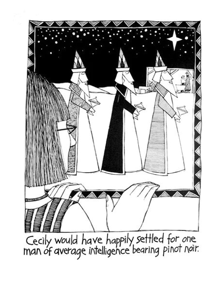 Three Wise Men - Cecily Tea Towel Three Wise Men - Cecily Tea Towel
