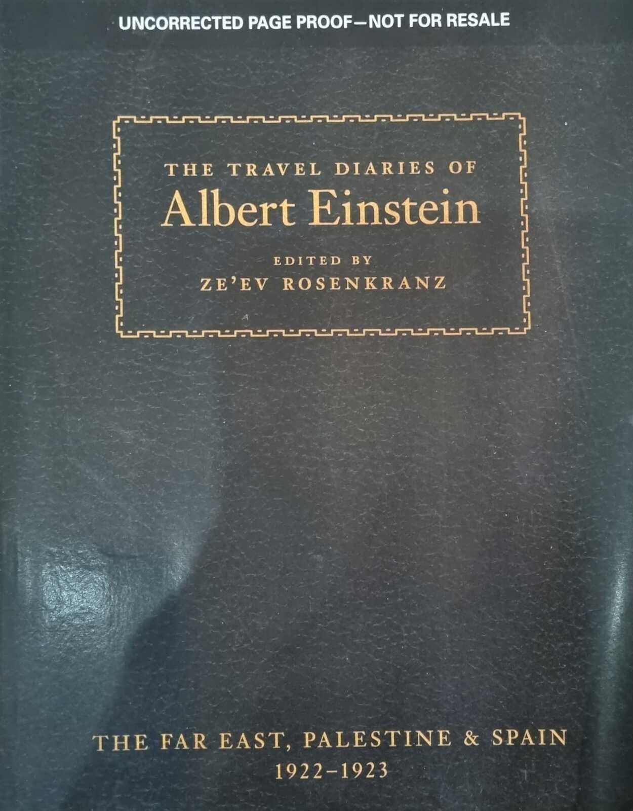 the travel diaries of albert einstein