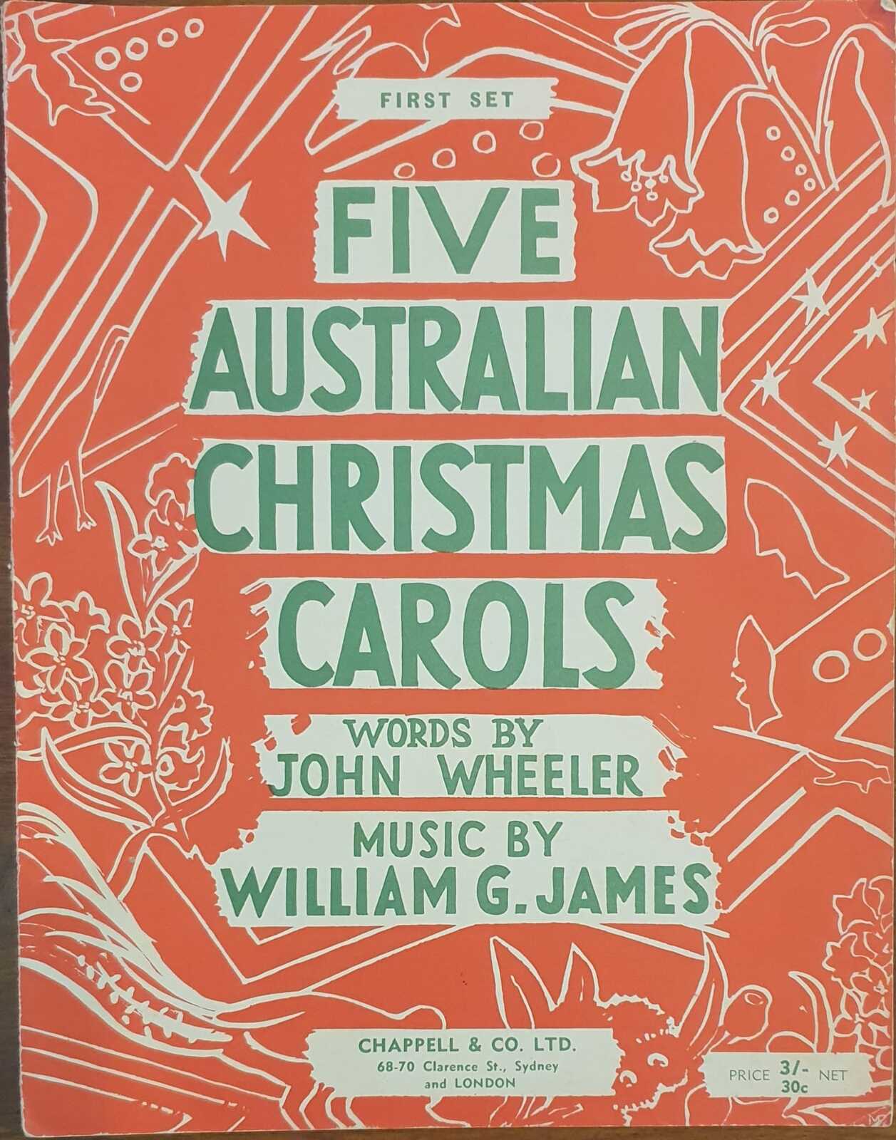 Five Australian Christmas Carols  The Maleny Bookshop 0754943666
