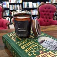 Night at the Bookshop Candle