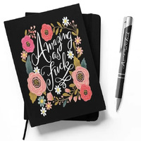 Amazing As F@*K Journal and Matching Pen