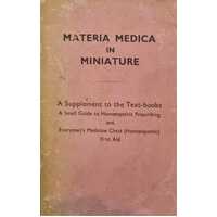 Materia Medica in Miniture