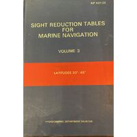 Sight Reduction Tables for Marine Navigation