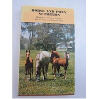 Horse and Pony Nutrition