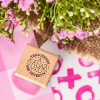 Tearjerker Sob Severity Rubber Book Stamp