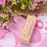 Blush Barometer Rubber Book Stamp