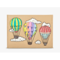 Amongst The Clouds - Slim Leather Card Holder