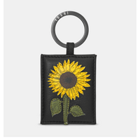 Leather Applique Keyring – Sunflowers