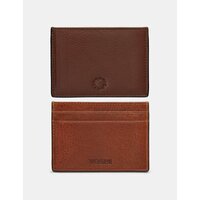 Leather Academy Card Holder (Brown & Brown)