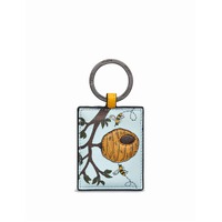 Leather Applique Keyring – Bees