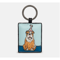 Leather Applique Keyring – Party Hounds Bulldog