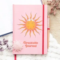 Sun Gratitude Journal + Rose Quartz Pen