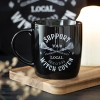Support your local witch ceramic mug