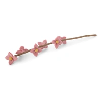 Gry & Sif Felted Flowers on Stalk Dusty Rose