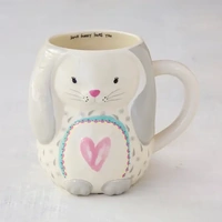 Folk Art Bunny Mug