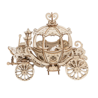 Rolife Pumpkin Cart - 3D Wooden Puzzle