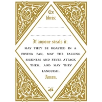 Book Curses Bookplates