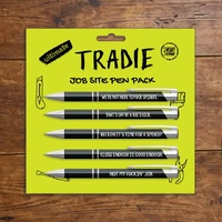 Ultimate Tradie Job Site Pen Pack (5)
