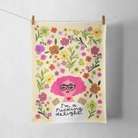 I'm A Fucking Delight tea towel