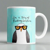 I'm A Ray of Fucking Sunshine Derpy Bird Mug