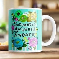 Sarcastic Awkward Sweary Mug