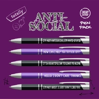 Anti-Social Pen Pack (5)