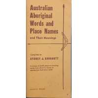 Australian Aboriginal Words and Place Names and Their Meanings