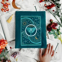 Luna Moth Book Sleeve - Teal