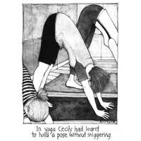 Yoga Snigger Cecily Card
