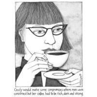 Coffee Dark Strong - Ce193 Cecily