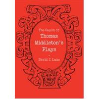 Canon Of Thomas Middleton's Plays