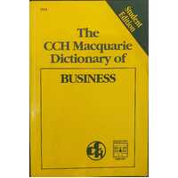 The CCH Macquarie Dictionary Of Business - Student Edition