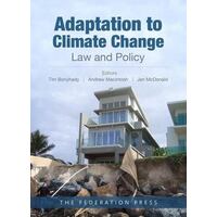 Adaptation To Climate Change - Law And Policy