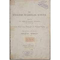 The English Madrigal School