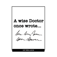 A Wise Dr Once Wrote