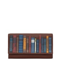 Leather Flap Over Purse – Bookworm Brown