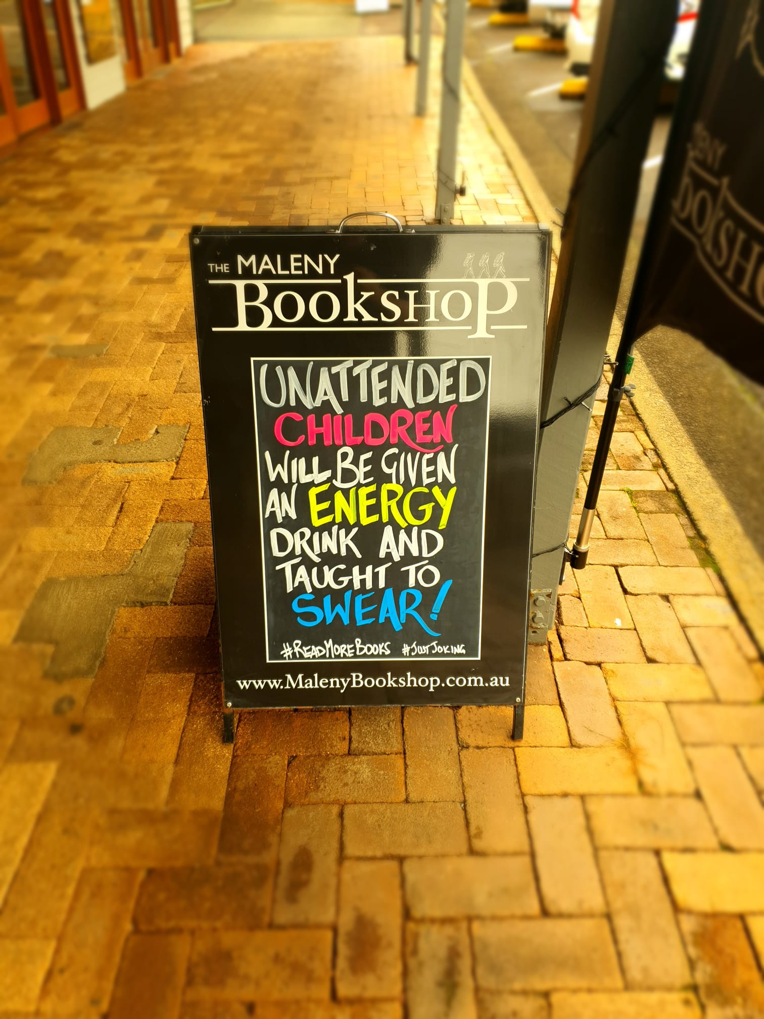 Unattended children will be given an energy drink and taught to swear.
